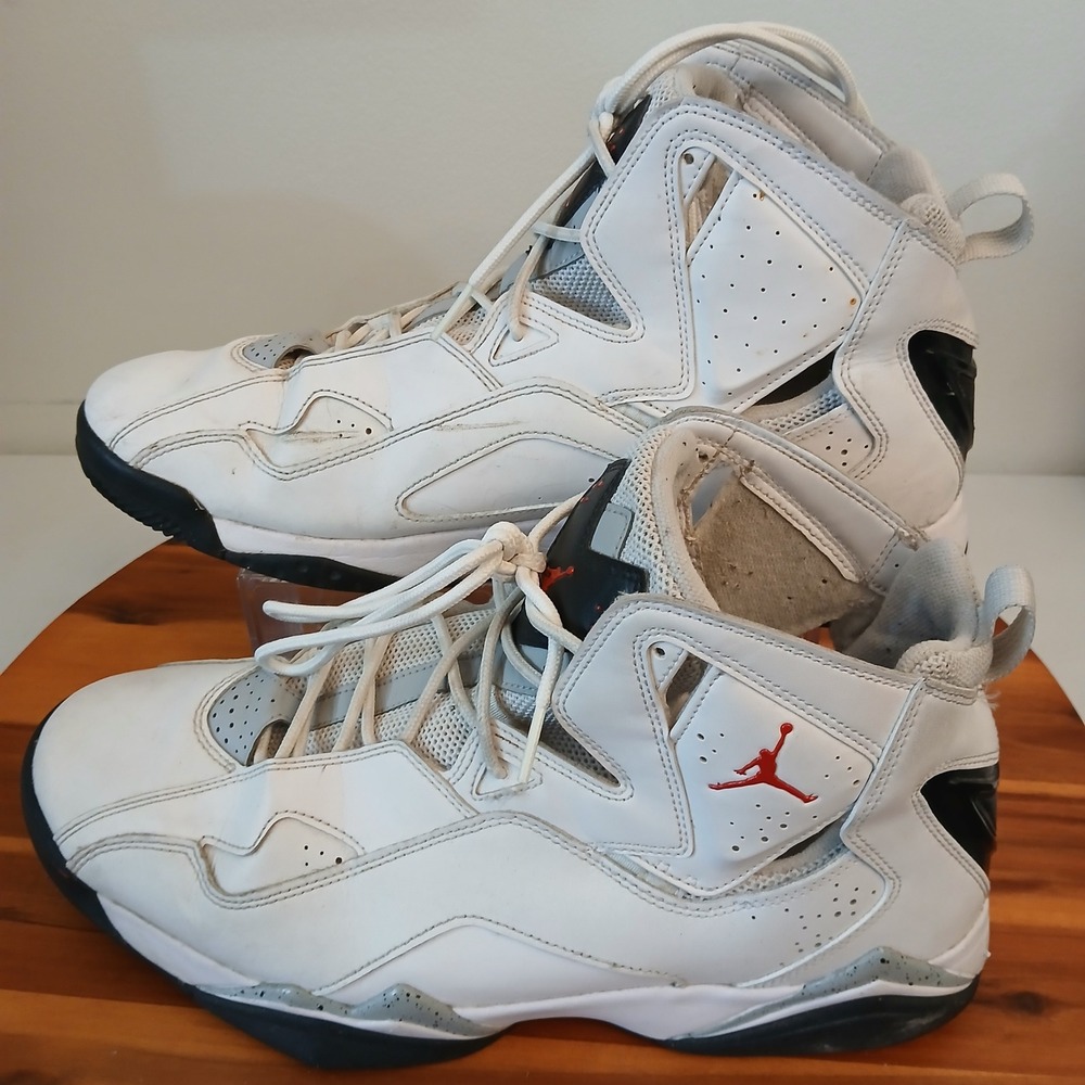 Nike Air Jordan True Flight Mens Size 13 White Shoes Sneakers 342964-104